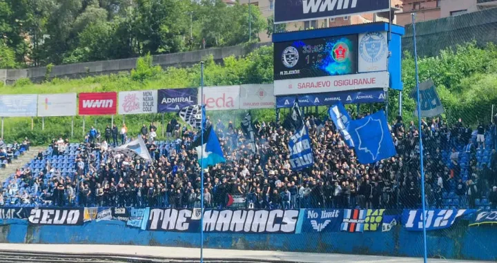 Manijaci na današnjoj utakmici (FOTO: T.Š./Sport1)