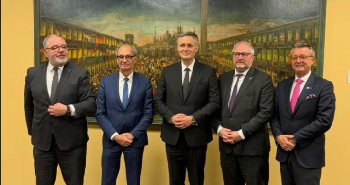 Član Predsjedni&scaron;tva BiH, Denis Bećirović, sa delegacijom francuskih parlamentaraca, francuski parlamentarci, susret u Daytonu/