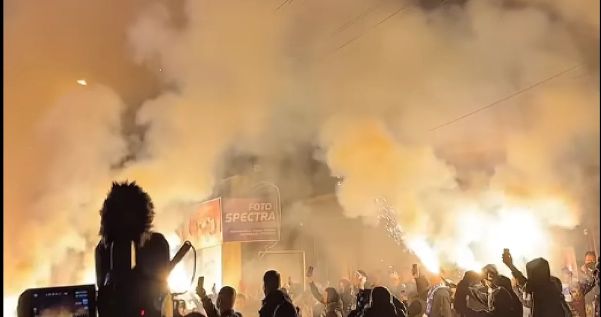 Slavlje navijača Novog Pazara