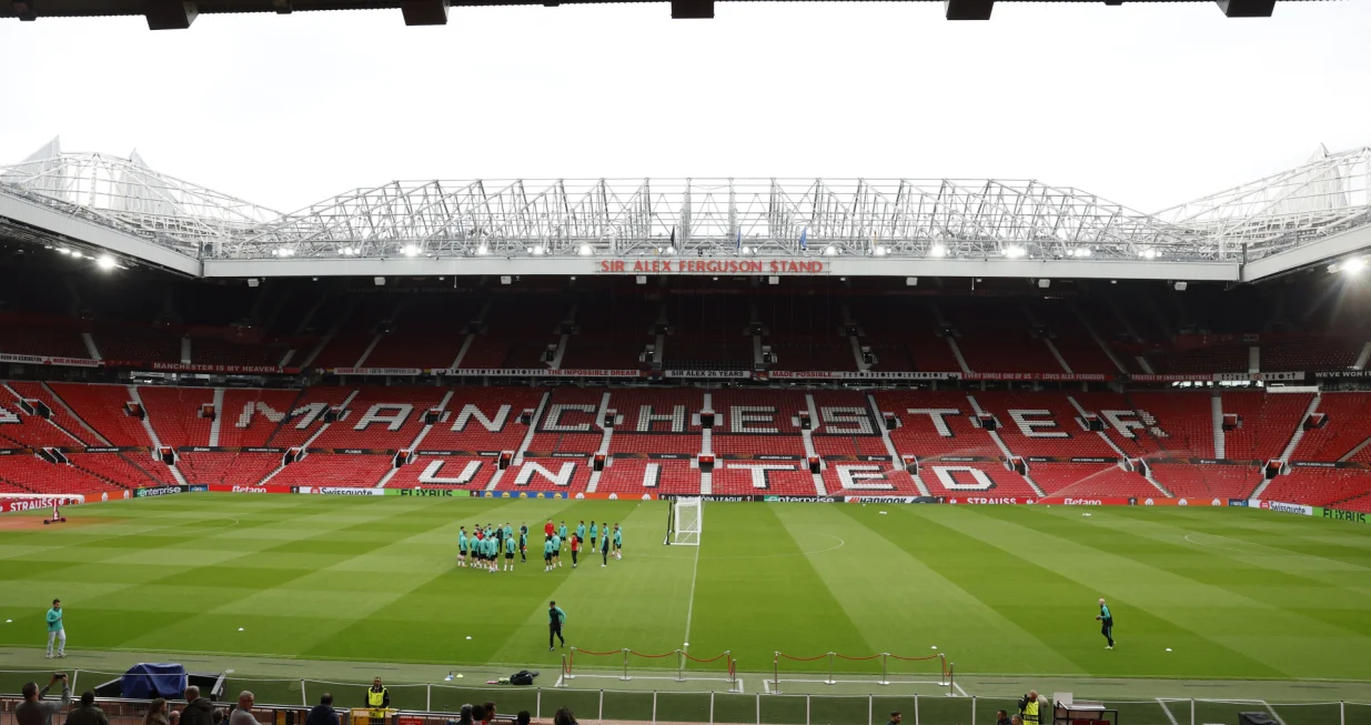 Soccer Football - Europa League - Athletic Bilbao Training - Old Trafford, Manchester, Britain - May 7, 2025 General view during training Action Images via Reuters/Jason Cairnduff
