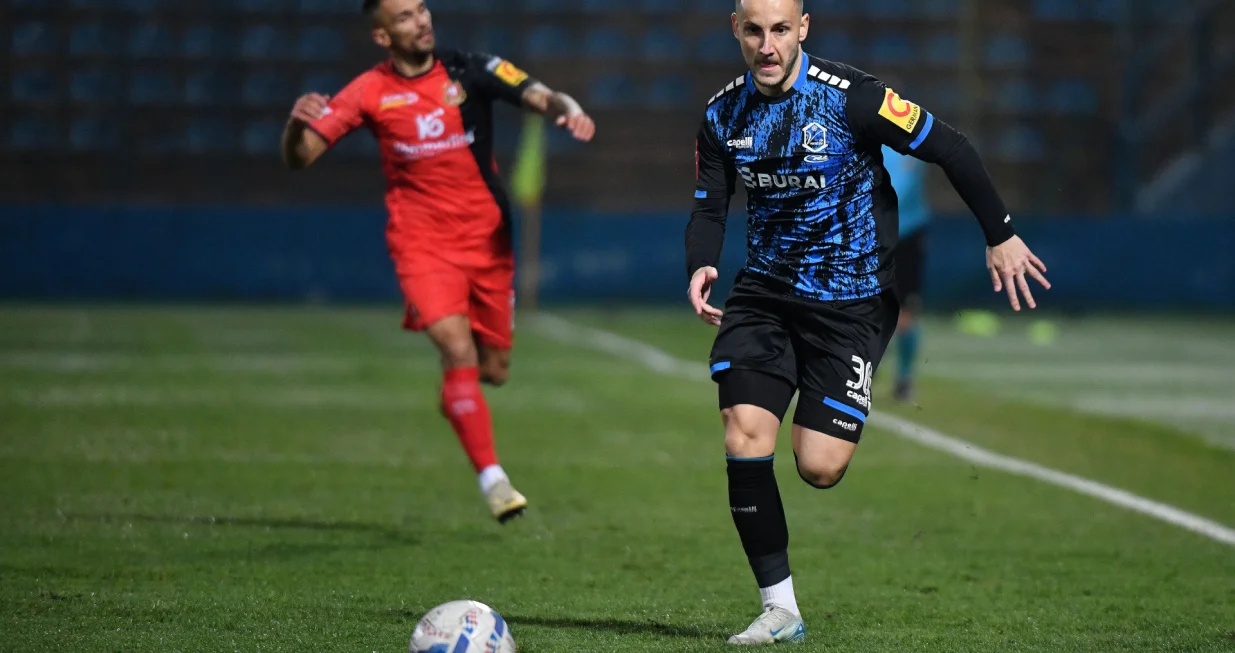 14.11.2024., Stadion Varteks, Varazdin- Utakmica 1/8 finala SuperSport nogometnog kupa 24/25, NK Varazdin-HNK Gorica. Enes Alic. Photo: Vjeran Zganec Rogulja/PIXSELL