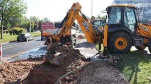 Završeni radovi na otklanjanju kvara na glavnom cjevovodu DN 300 u ulici Džemala Bijedića//