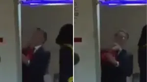 Emmanuel Macron dobio šamar/Prtsc