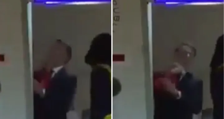 Emmanuel Macron dobio šamar/Prtsc