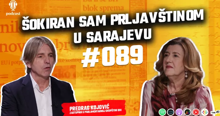 Predrag Kojović novi je gost podcasta Direktno sa Vildanom/Oslobođenje 