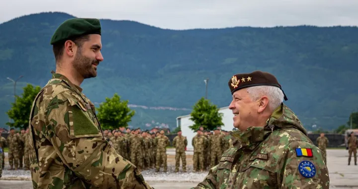 Komandant EUFOR-a general-major Florin Marian Barbu dočekao mađarske vojnike/EUFOR/Facebook