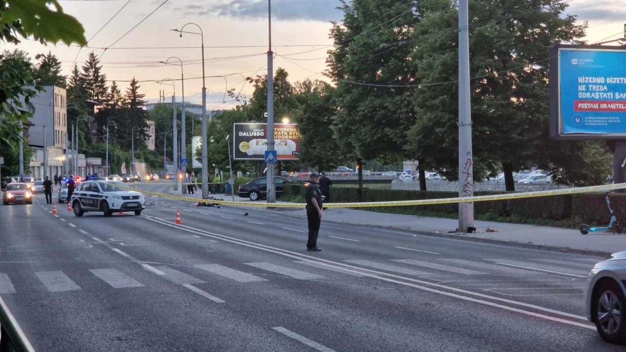 Sudarili su se motocikl i automobil/Sanel Konjhodžić