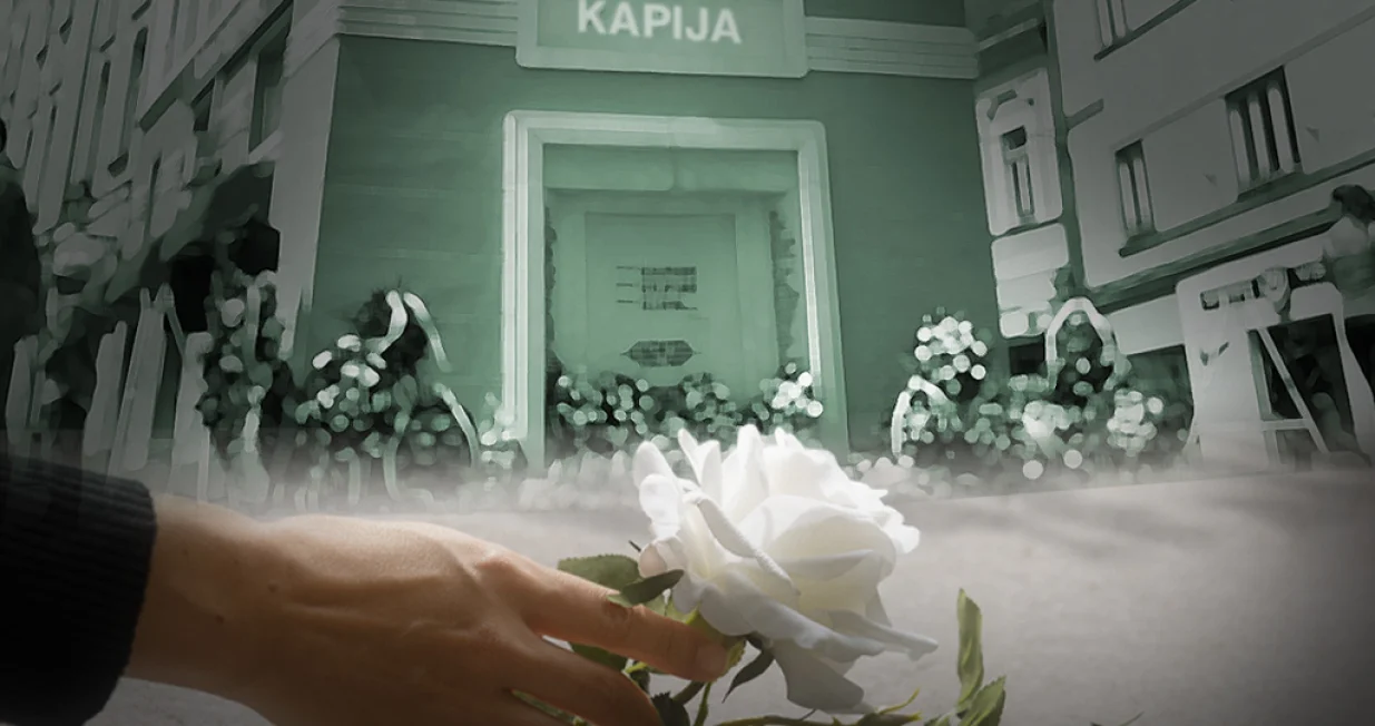 Kolumna Zlatka Dukića: Kapija bola, tišine, sjećanja.../Ilustracija/Benjamin Krnić