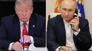 Donald Trump, Vladimir Putin, telefonski razgovor/Epa