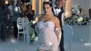 Internet bruji o plesu mladenaca/Tiktok/ Screenshot