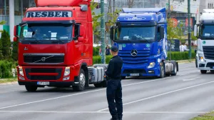 Protestna voznja kamiona prijevoznika i transportnog sektora/Damir Deljo @ Oslobodjenje