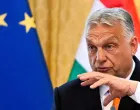 FILE PHOTO: Hungarian Prime Minister Viktor Orban gestures during a press conference with Slovakia's Prime Minister Robert Fico (not pictured), in Bratislava, Slovakia, April 28, 2025. REUTERS/Radovan Stoklasa/File Photo/Radovan Stoklasa