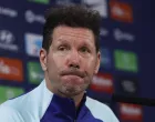 epa10380098 Atletico Madrid's head coach Diego Simeone addresses a press conference following the team's training session in Majadahonda, Madrid, Spain, 28 December 2022. Atletico Madrid will be facing Elche in a Spanish LaLiga soccer match on 29 December 2022. EPA/Juan Carlos Hidalgo