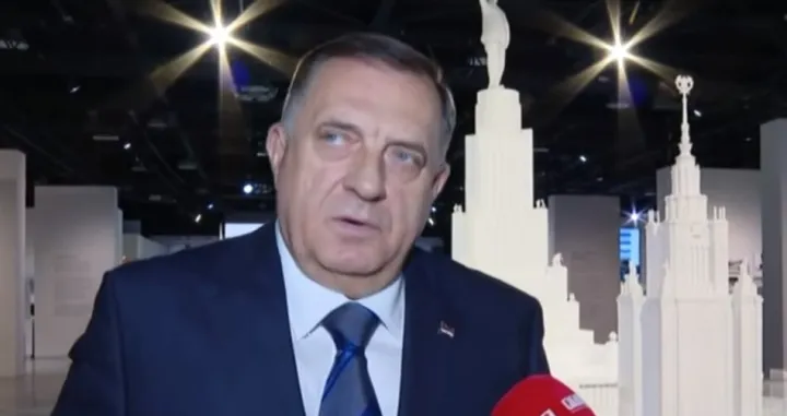 milorad dodik iz moskve o zakazanoj sjednici apelacionog vijeća Screenshot RTRS/Screenshot 