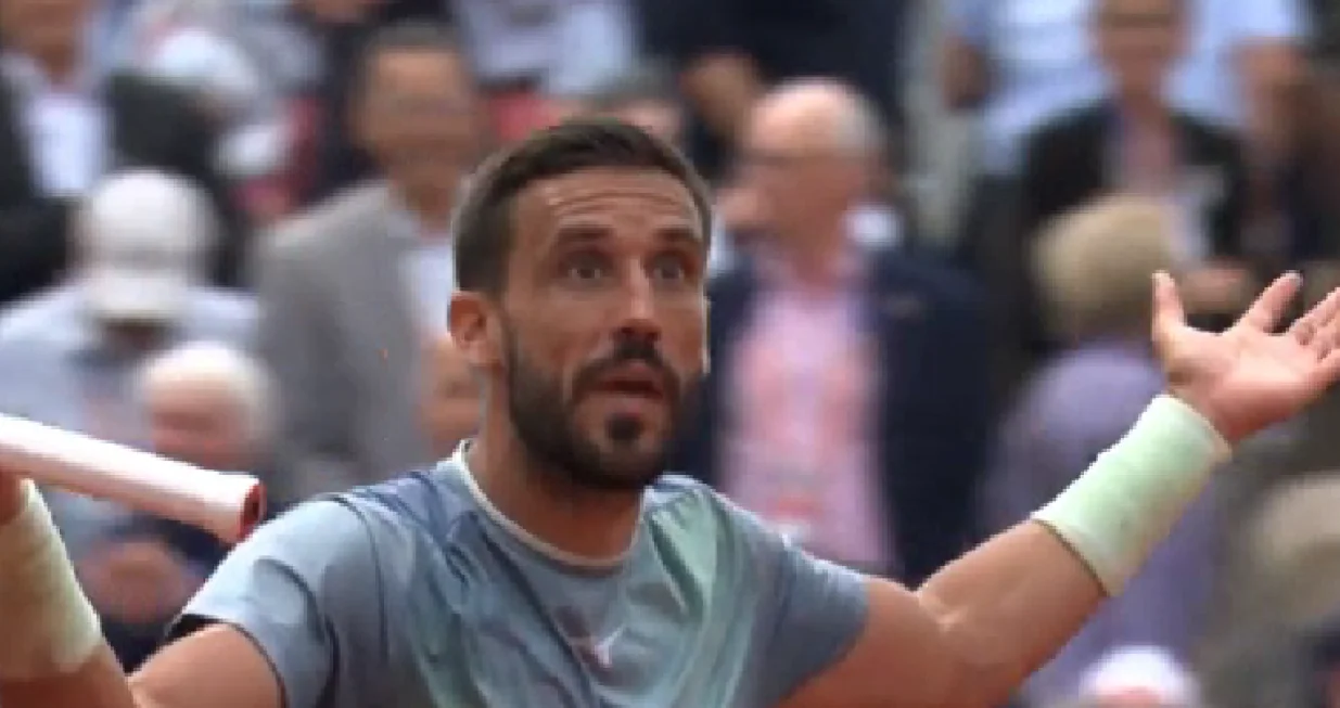 Damir Džumhur (FOTO: Screenshot/Eurosport)