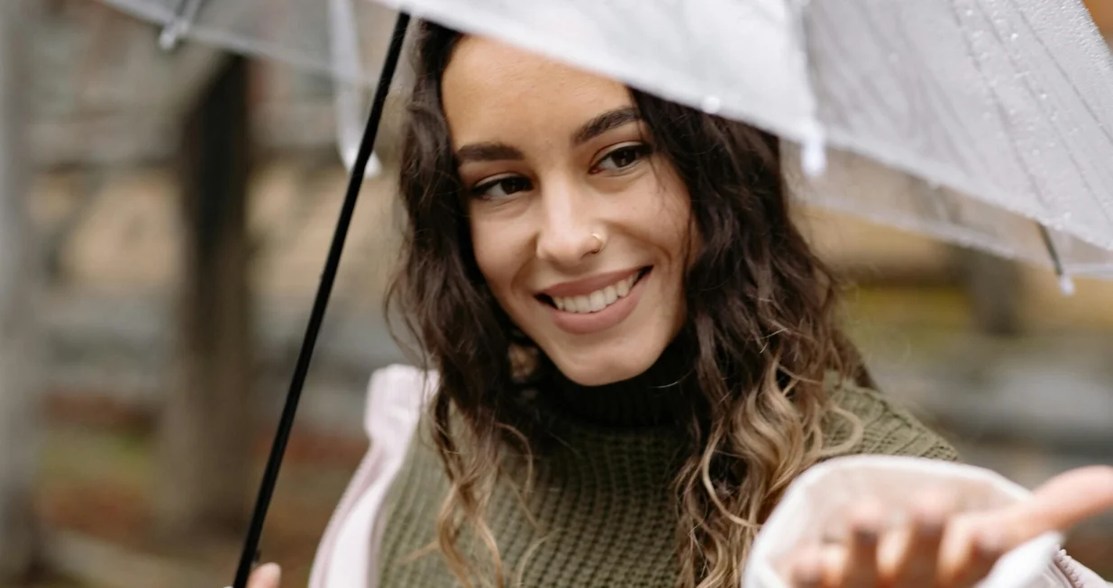 Djevojka na kiši/Yan Krukau