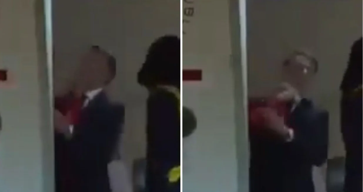 Emmanuel Macron dobio šamar/Prtsc