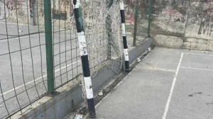 Gol, konstrukcija, pad konstrukcije gola, igralište/Rtv Vogošća