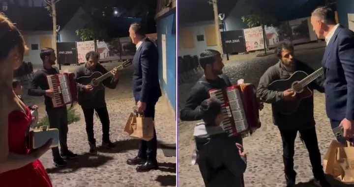 Ćetković je na kraju "zakitio" svirače/Screenshot/