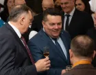 05.04.2025., Palata Republike, Banja Luka (BiH) - Predsjednik RS Milorad Dodik urucio je odlikovanja: Orden Njegosa I reda - Glavnoj upravi Ministarstva unutarnjih poslova Ruske Federacije za Grad Moskvu, zatim Orden casti sa srebrnim zracima ruskim drzavljanima: Novikovu Vladislavu Anatoljevicu, Milovanovu Pavelu Pavlovicu, Gafurovu Ramilju Hajdarovicu i Solovjevu Juriju Vladimirovicu. Photo: Dejan Rakita/PIXSELL/Dejan Rakita/pixsell