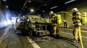 vozilo iz bih izgorjelo u tunelu u austriji/