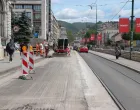Radovi na glavnoj saobraćajnici u Sarajevu//