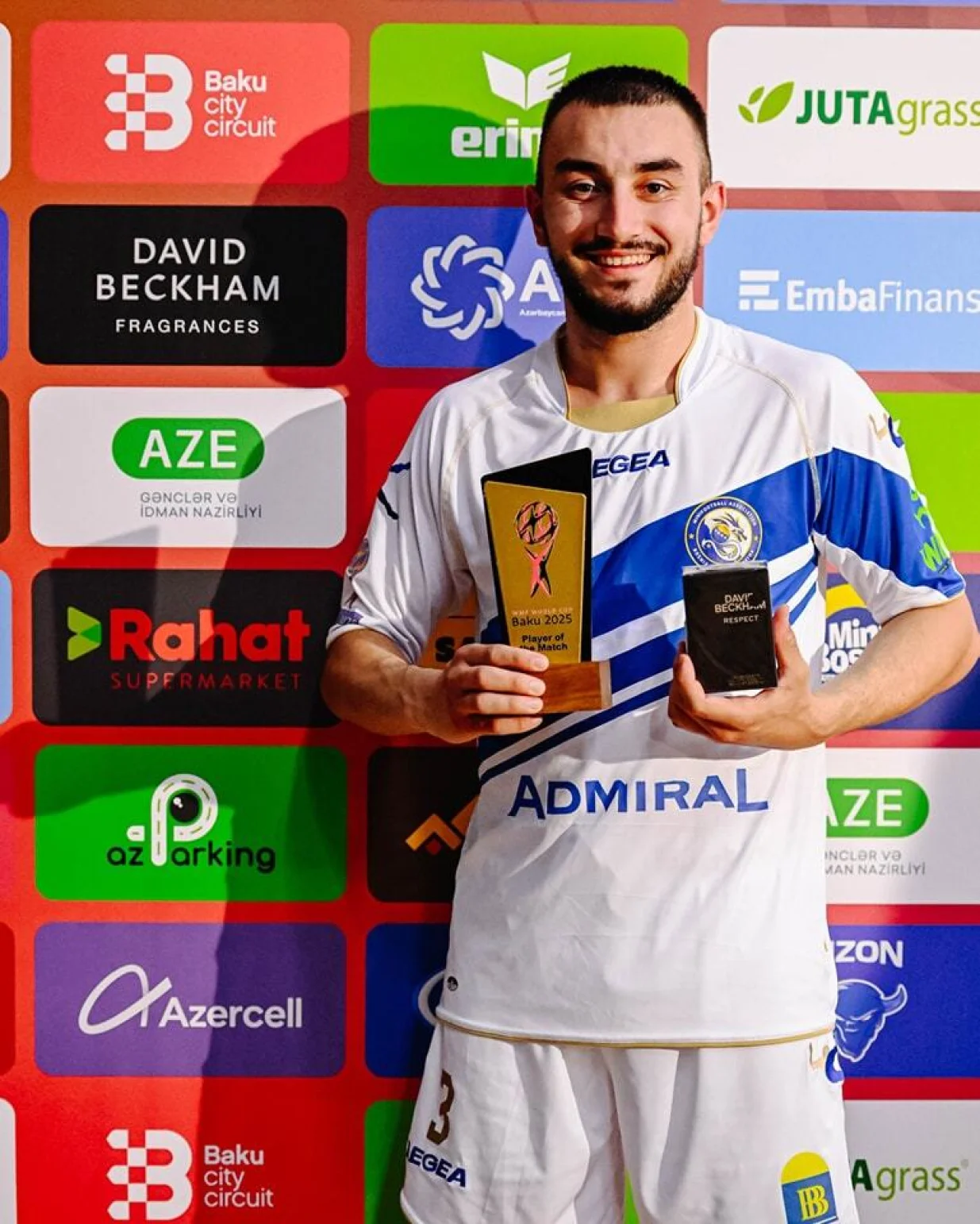 Proglašen je igračem utakmice protiv Tajlanda (FOTO: Mininogomet BiH/Facebook)