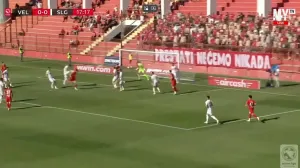 Gol Haskića protiv Sloge (FOTO: Screenshot)