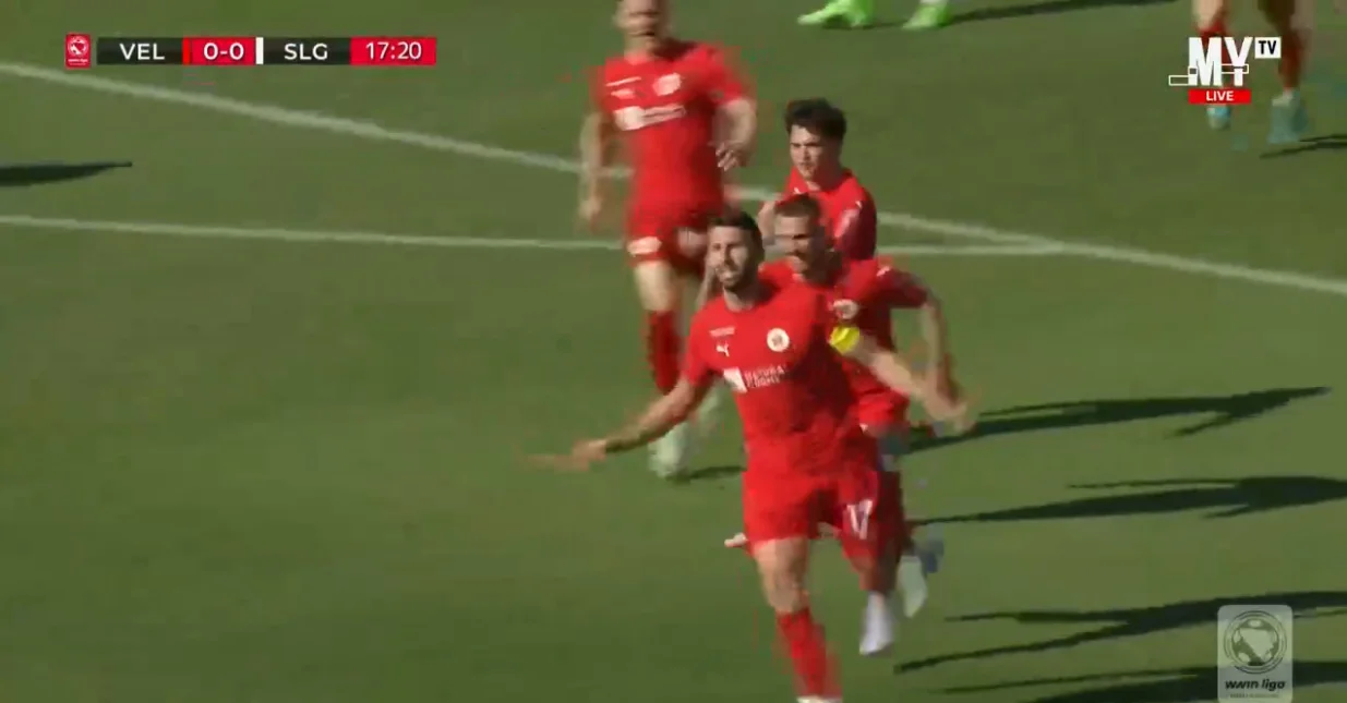 Gol Haskića protiv Sloge (FOTO: Screenshot)