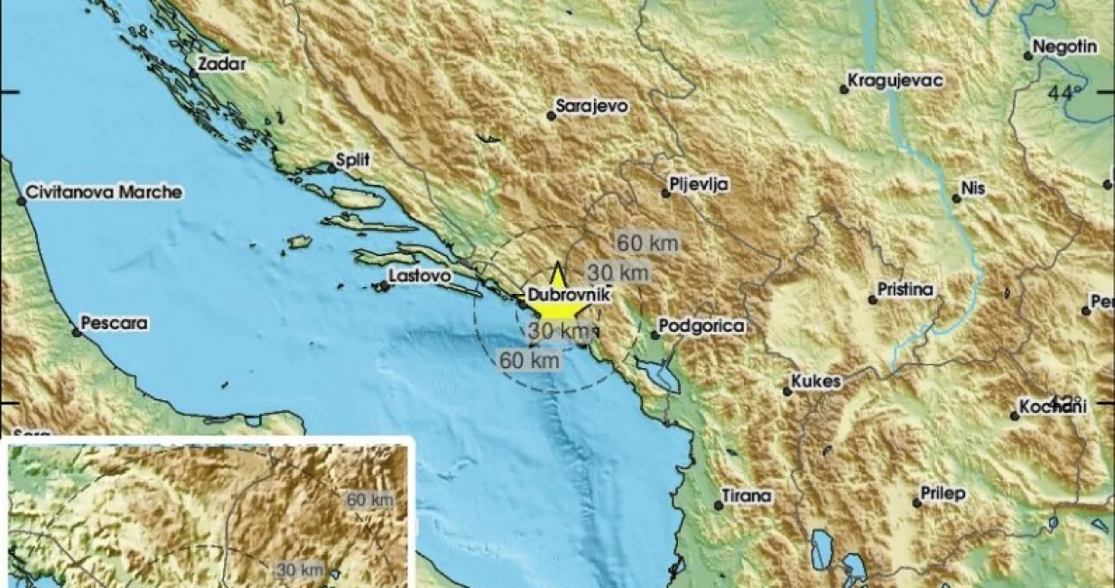 Zabilježen novi zemljotres/EMSC/X.com/Emsc