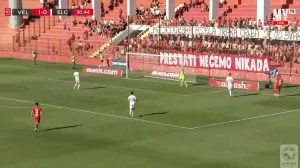 Drugi gol Haskića protiv Sloge (FOTO: Screenshot)