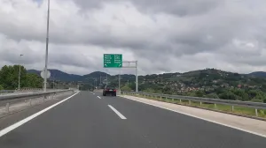 autoput koridor 5c ilustracija/