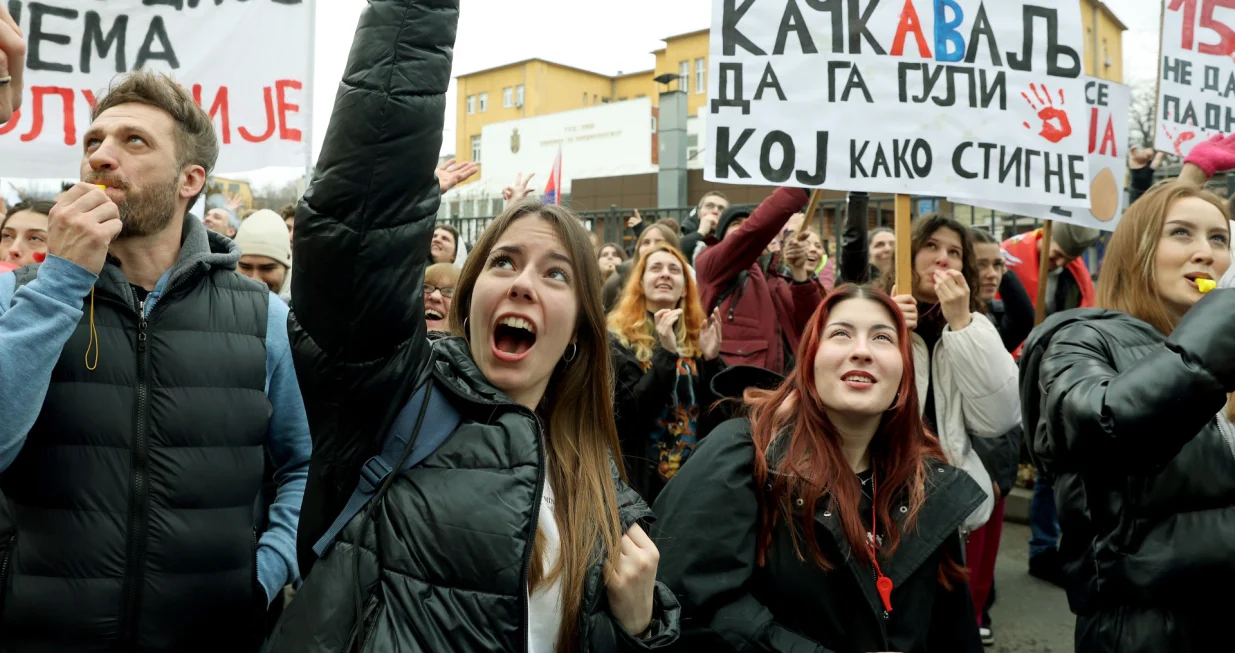 Protesti studenata u Nišu/Anadolija
