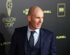 epa10249280 Former soccer player Zinedine Zidane arrives for the Ballon d'Or ceremony in Paris, France, 17 October 2022. For the first time the Ballon d'Or, presented by the magazine France Football, will be awarded to the best players of the 2021-22 season instead of the calendar year. EPA/Mohammed Badra