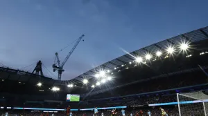 Soccer Football - Premier League - Manchester City v AFC Bournemouth - Etihad Stadium, Manchester, Britain - May 20, 2025 General view during the match Action Images via Reuters/Lee Smith EDITORIAL USE ONLY. NO USE WITH UNAUTHORIZED AUDIO, VIDEO, DATA, FIXTURE LISTS, CLUB/LEAGUE LOGOS OR 'LIVE' SERVICES. ONLINE IN-MATCH USE LIMITED TO 120 IMAGES, NO VIDEO EMULATION. NO USE IN BETTING, GAMES OR SINGLE CLUB/LEAGUE/PLAYER PUBLICATIONS. PLEASE CONTACT YOUR ACCOUNT REPRESENTATIVE FOR FURTHER DETAILS..