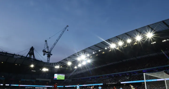 Soccer Football - Premier League - Manchester City v AFC Bournemouth - Etihad Stadium, Manchester, Britain - May 20, 2025 General view during the match Action Images via Reuters/Lee Smith EDITORIAL USE ONLY. NO USE WITH UNAUTHORIZED AUDIO, VIDEO, DATA, FIXTURE LISTS, CLUB/LEAGUE LOGOS OR 'LIVE' SERVICES. ONLINE IN-MATCH USE LIMITED TO 120 IMAGES, NO VIDEO EMULATION. NO USE IN BETTING, GAMES OR SINGLE CLUB/LEAGUE/PLAYER PUBLICATIONS. PLEASE CONTACT YOUR ACCOUNT REPRESENTATIVE FOR FURTHER DETAILS..