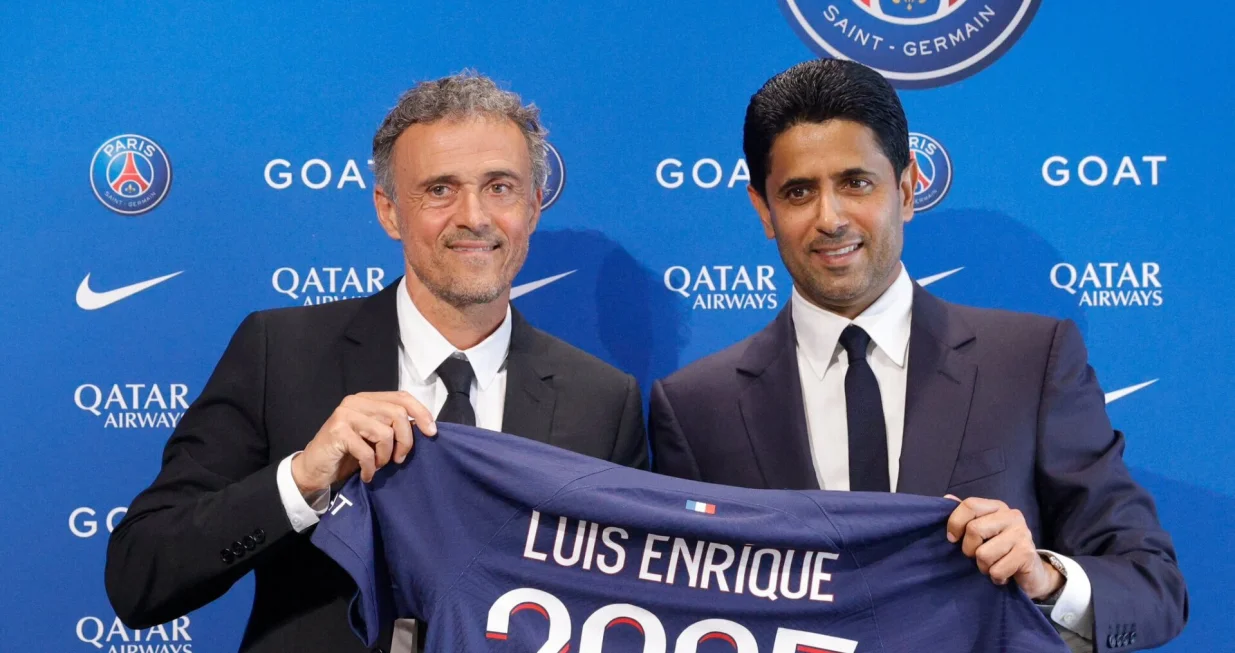 Nasser Al Khelaifi Luis Enrique