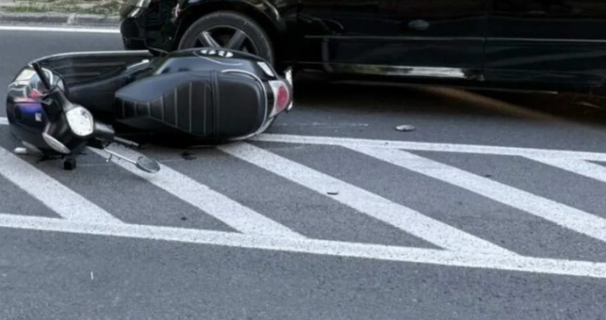 Povrijeđen motociklista/Crna-Hronika//