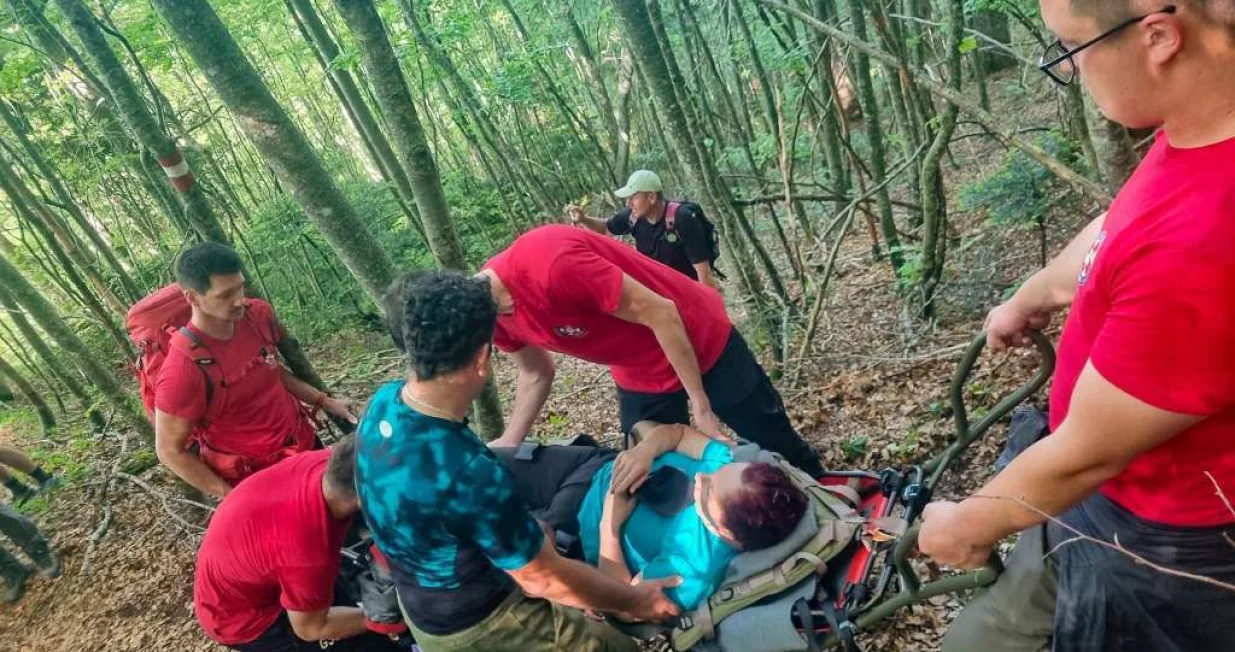 Spašena planinarka/GSS//