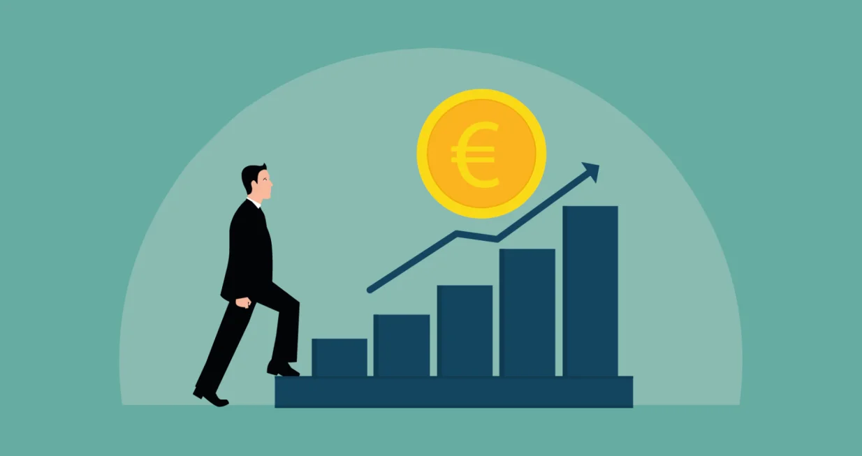 Plata, rast plate ilustracija/