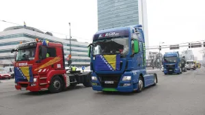 Autoprijevoznici u Sarajevu iskazali protest/Senad Gubelić/