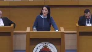 Jelena Trivić na sjednici NSRS-a/Bntv