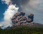Volcanic steam rises from Mount Etna, as seen from Milo, Italy, June 2, 2025. REUTERS/Marco Restivo  TPX IMAGES OF THE DAY/Marco Restivo