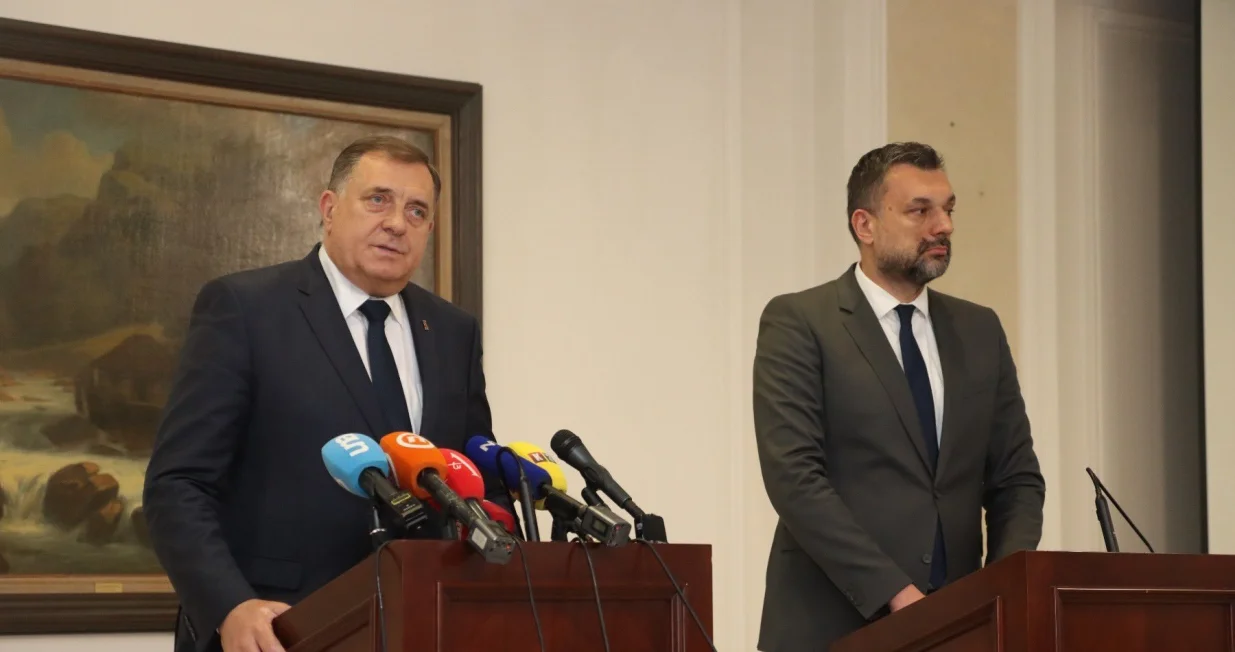 Milorad Dodik i Elmedin Konaković/
