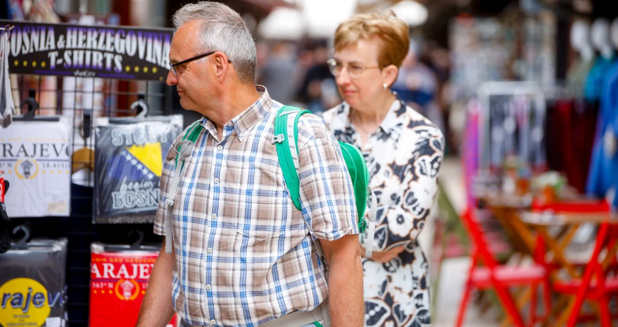 Turisti po Sarajevu/Damir Deljo