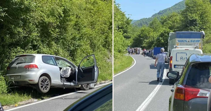 Srednje, nesreća, sudar autobus i auto, 2 povrijeđenih/Viber