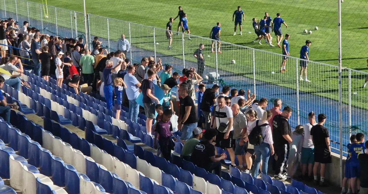 Detalj sa Grbavice (FOTO: Sport1.ba)