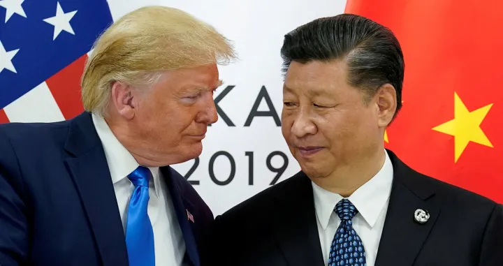 FILE PHOTO: U.S. President Donald Trump meets with China's President Xi Jinping at the start of their bilateral meeting at the G20 leaders summit in Osaka, Japan, June 29, 2019. REUTERS/Kevin Lamarque/File Photo/Kevin Lamarque