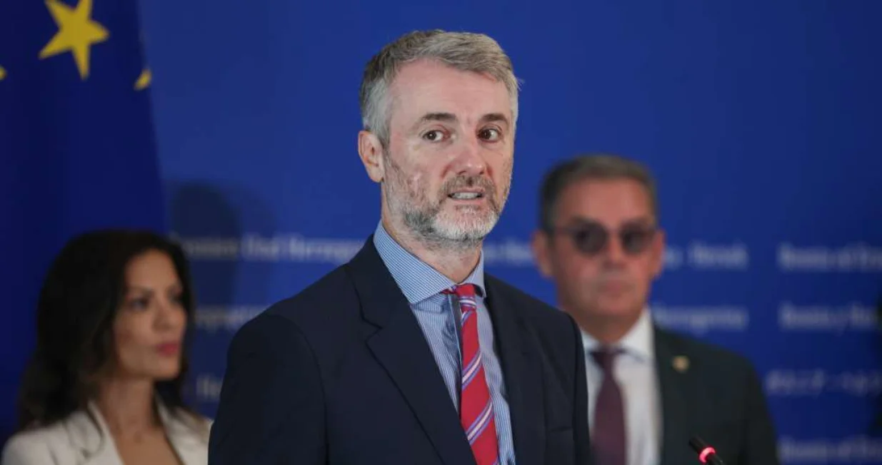 Edin Forto, press konferencija ministra prometa i komunikacija BiH/Fena