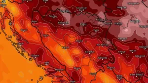 Maksimalne temperature u nedjelju/BHMeteo/Bhmeteo 